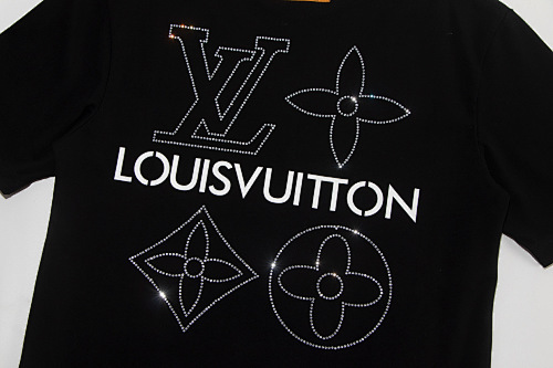 EM Sneakers Louis Vuitton T-shirt-W2569 Black /White
