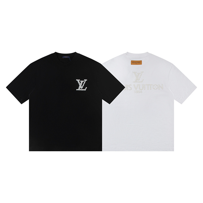 EM Sneakers Louis Vuitton T-shirt-W2596 Black /White