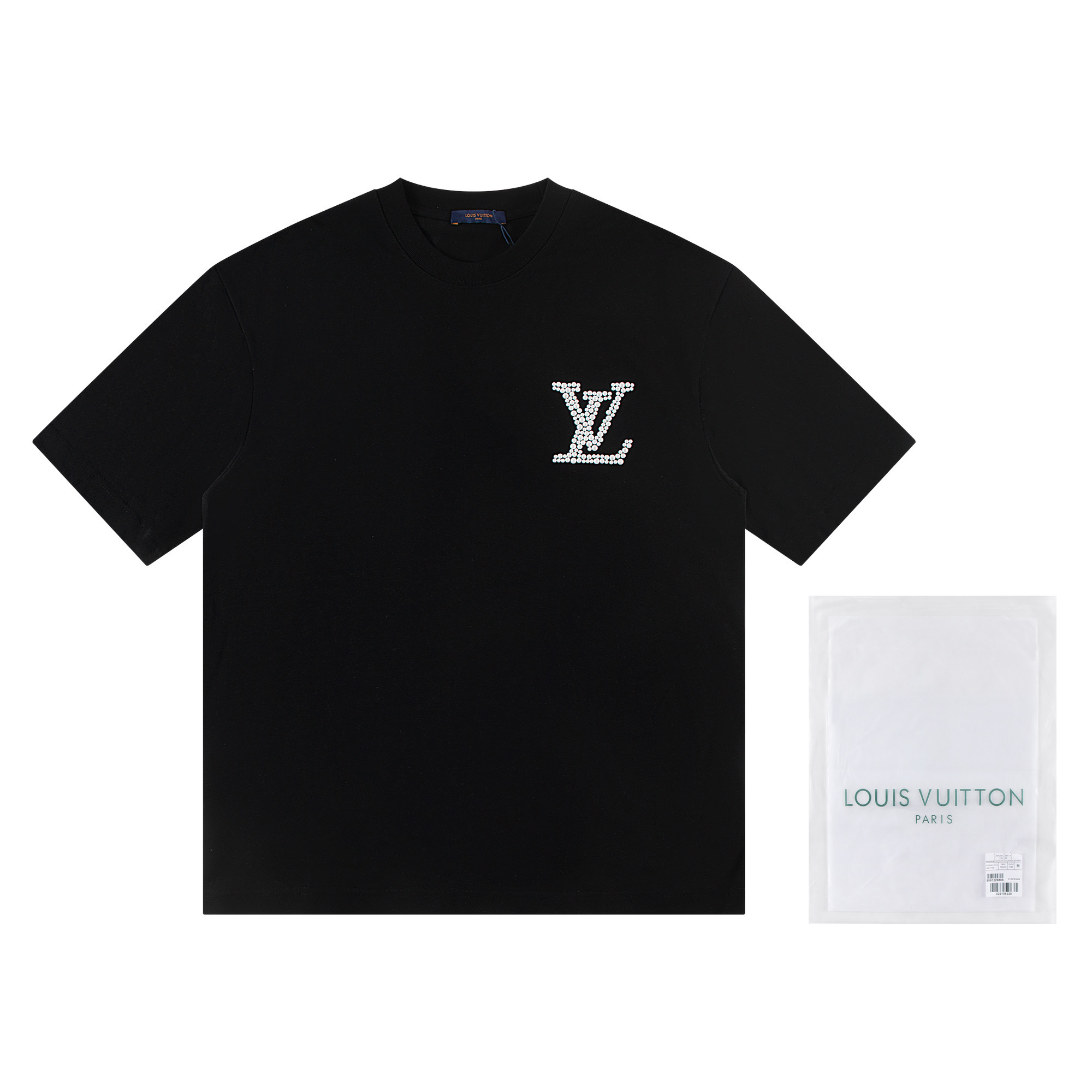 EM Sneakers Louis Vuitton T-shirt-W2596 Black /White