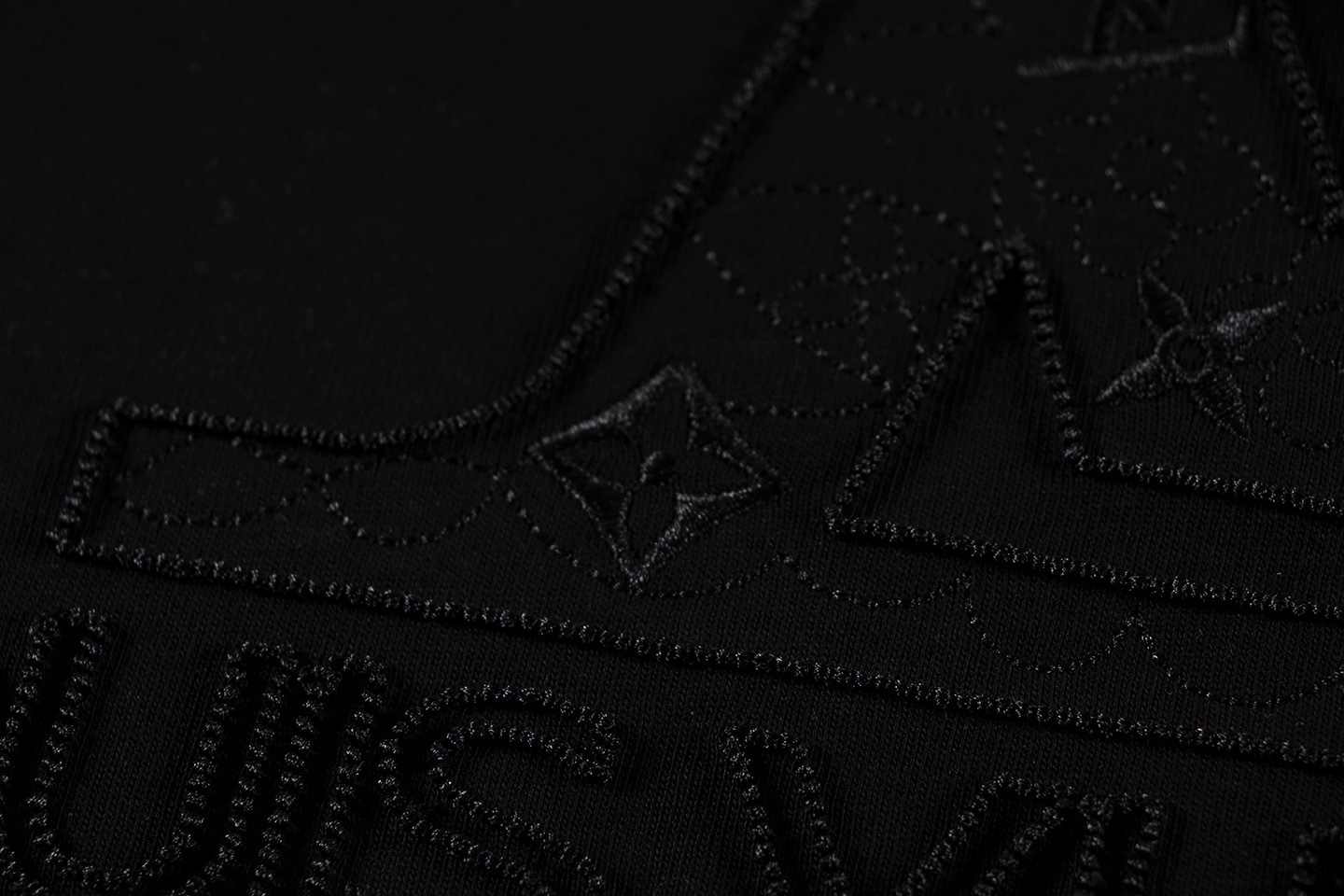 EM Sneakers Louis Vuitton T-shirt-W2628 Black /White