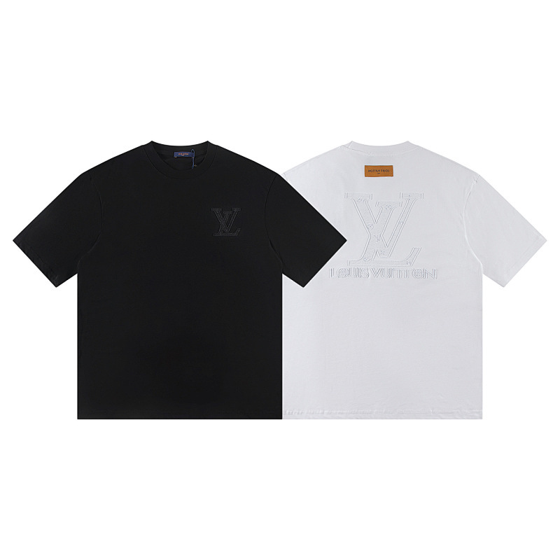 EM Sneakers Louis Vuitton T-shirt-W2628 Black /White