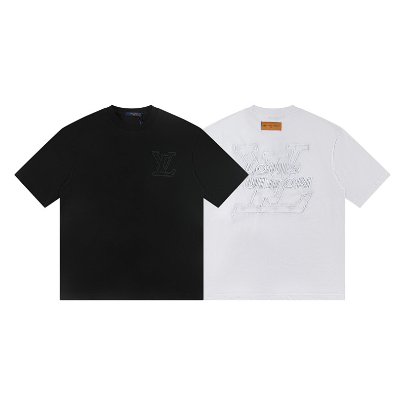 EM Sneakers Louis Vuitton T-shirt-W2655 Black /White