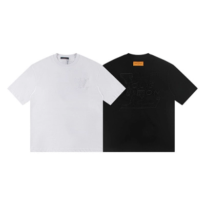 EM Sneakers Louis Vuitton T-shirt-W2655 Black /White 02