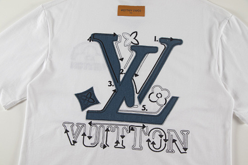 EM Sneakers Louis Vuitton T-shirt-W2660 Black /White