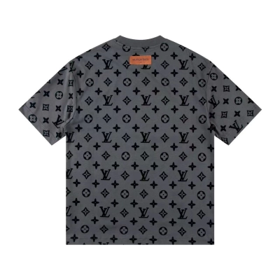 EM Sneakers Louis Vuitton T-shirt White -H888 Gray 02