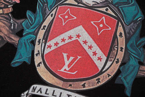 EM Sneakers Louis Vuitton T-shirt-W2512 Black /White