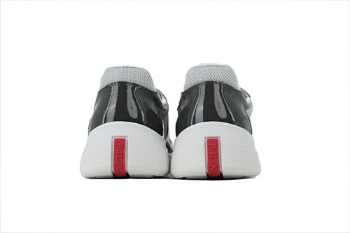 EM Sneakers Prada America's Cup Anthracite Gray Silver