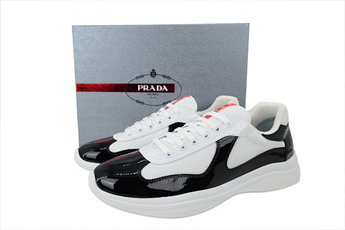 EM Sneakers Prada America's Cup Black and White