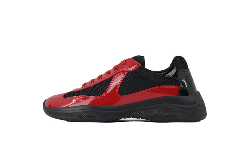 EM Sneakers Prada America's Cup Black Red