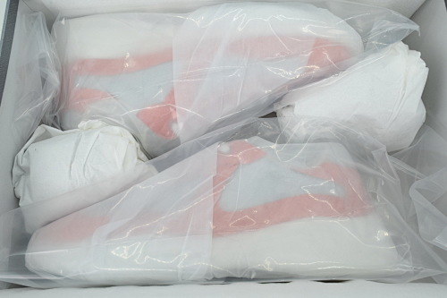 EM Sneakers Prada America's Cup Pumpkin and Silver
