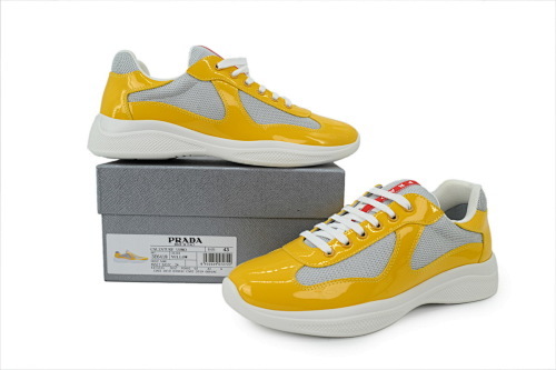 EM Sneakers Prada America's Cup sneakers Sunny Yellow/Silver