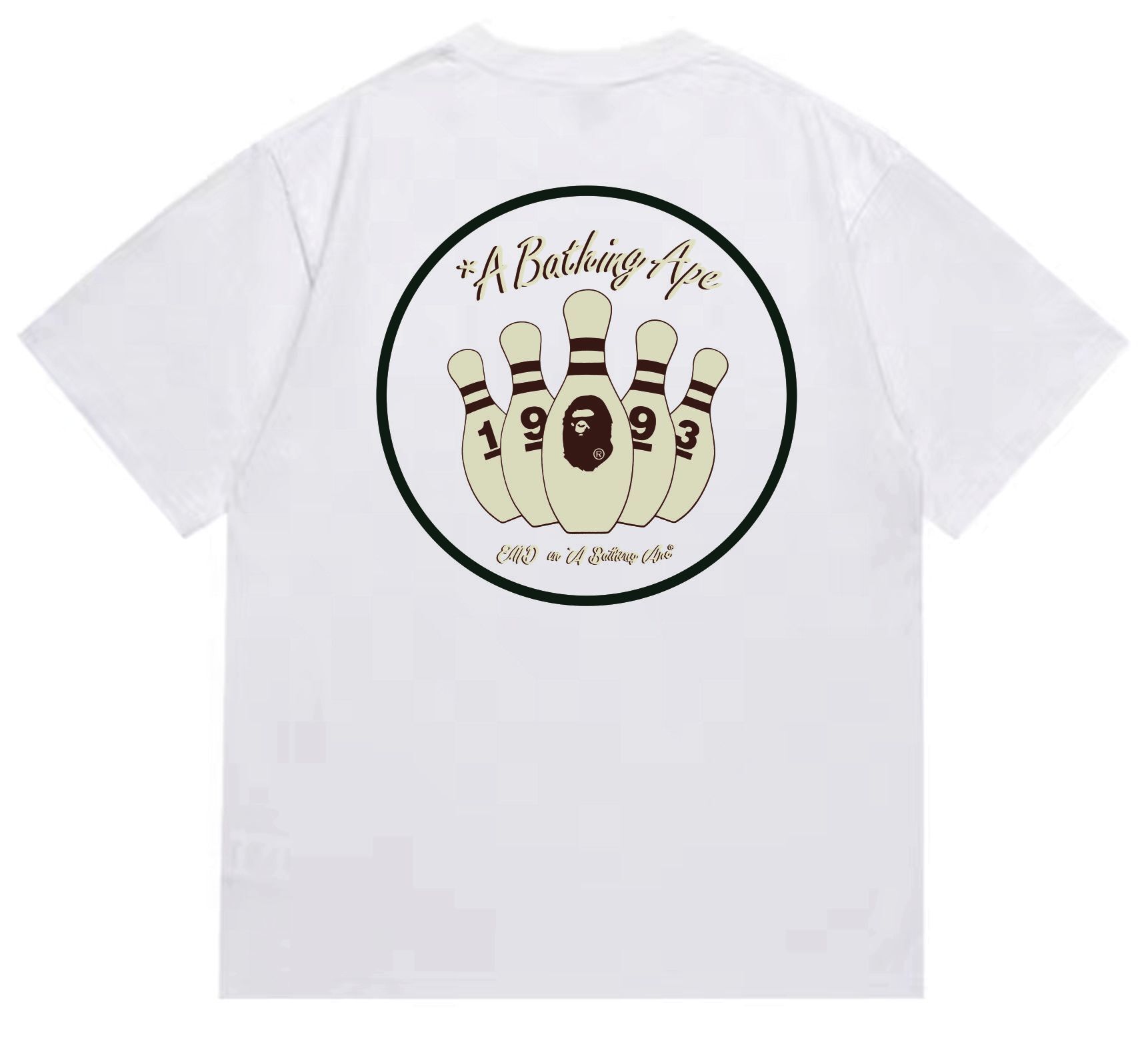 EM Sneakers Bape T-Shirt-265 White