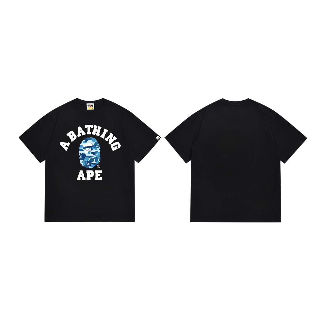 EM Sneakers Bape T-Shirt-266 Blue Head Black