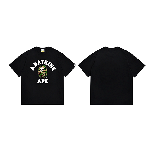 EM Sneakers Bape T-Shirt-266 Green Head Black