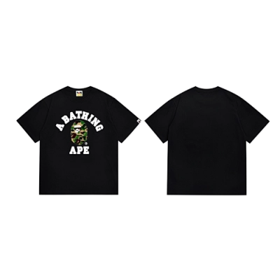 EM Sneakers Bape T-Shirt-266 Green Head Black 02