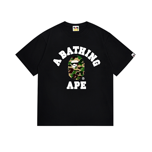 EM Sneakers Bape T-Shirt-266 Green Head Black