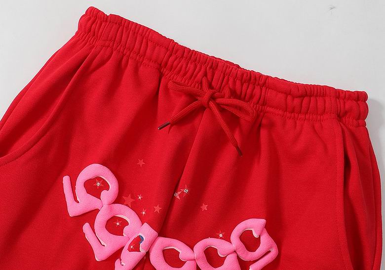 EM Sneakers Sp5der Number 555 Sweatpants Red