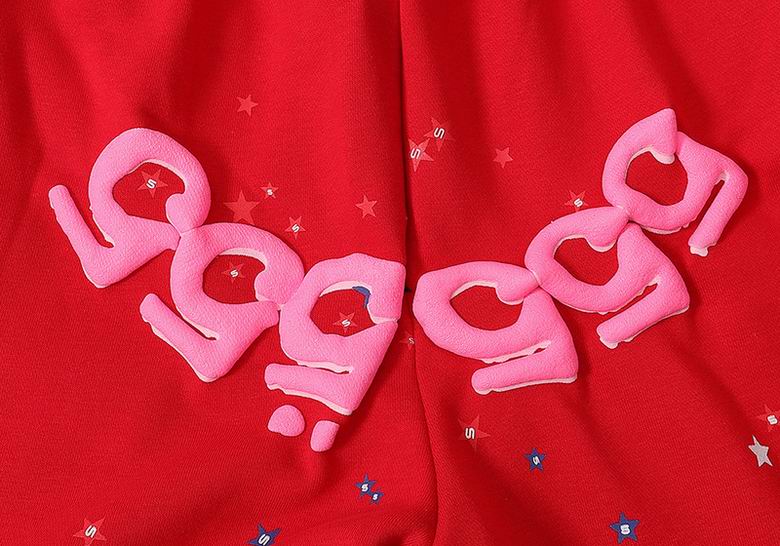 EM Sneakers Sp5der Number 555 Sweatpants Red