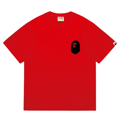 EM Sneakers Bape Shark Head T-Shirt-215 Black Print Red 01