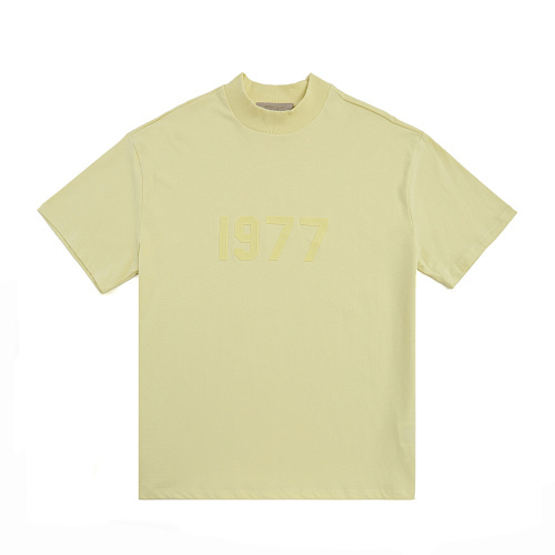 EM Sneakers Fear of God Essentials T-Shirt #1977 Iron Black /Wheat Gray /Dark Gray /Light Gray /Coral /Eggshell /Smoky Gray /Wood Color /Closed Black /Canary