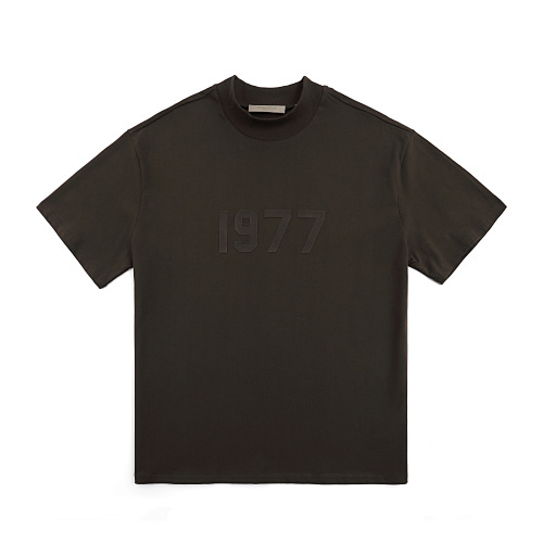 EM Sneakers Fear of God Essentials T-Shirt #1977 Iron Black /Wheat Gray /Dark Gray /Light Gray /Coral /Eggshell /Smoky Gray /Wood Color /Closed Black /Canary