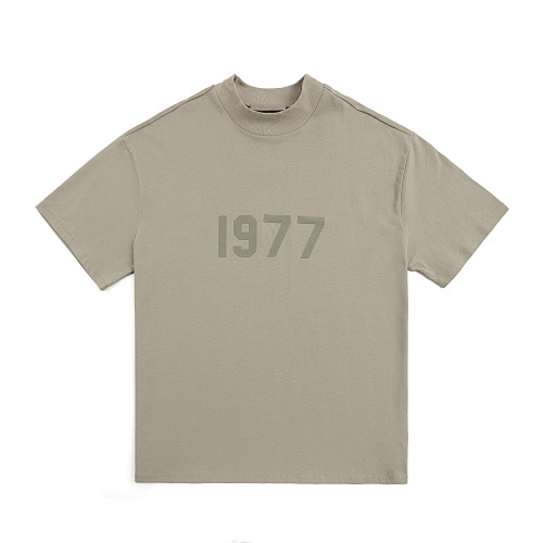 EM Sneakers Fear of God Essentials T-Shirt #1977 Iron Black /Wheat Gray /Dark Gray /Light Gray /Coral /Eggshell /Smoky Gray /Wood Color /Closed Black /Canary