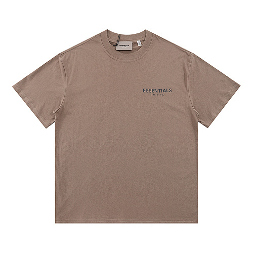 EM Sneakers Fear of God Essentials T-Shirt #2202 Gray /Black /Light Gray /White /Camel /Green /Brown