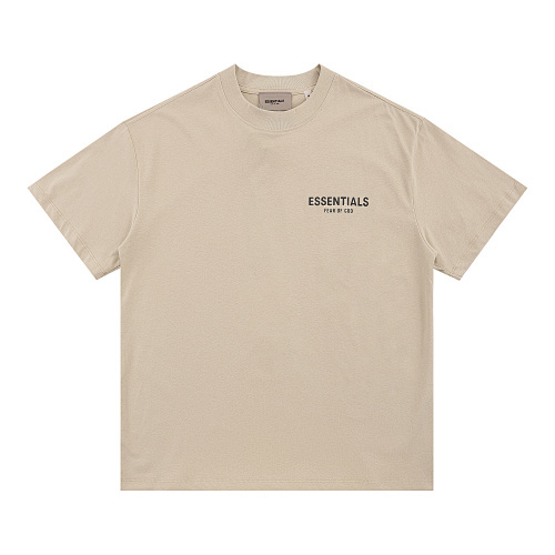 EM Sneakers Fear of God Essentials T-Shirt #2202 Gray /Black /Light Gray /White /Camel /Green /Brown