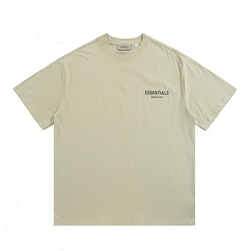 EM Sneakers Fear of God Essentials T-Shirt #2202 Gray /Black /Light Gray /White /Camel /Green /Brown