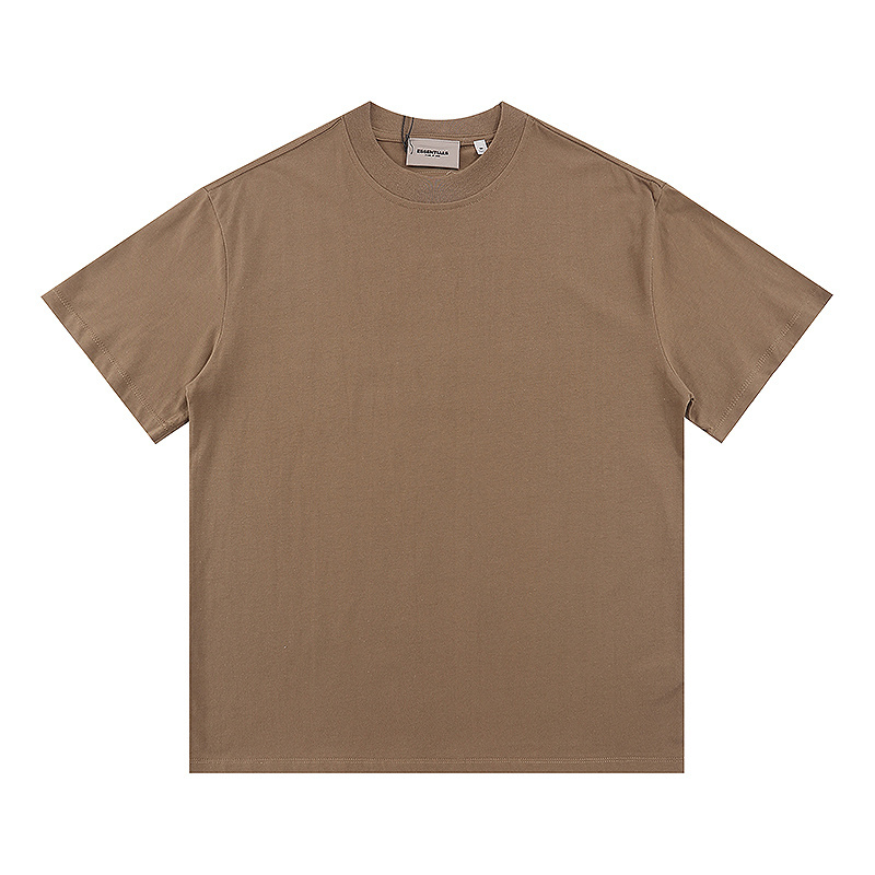 EM Sneakers Fear of God Essentials T-Shirt #2203 Apricot /Pink /Moss /Amber /Grayish Brown /Black /Wheat Brown