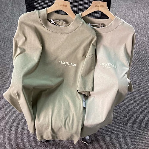 EM Sneakers Fear of God Essentials T-Shirt #2214 Iron Black /Gray-green /Wheat /Brown /Tan