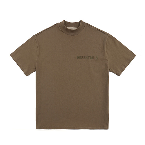 EM Sneakers Fear of God Essentials T-Shirt #2216 Coral /Eggshell /Smoky Gray /Wood /Closed Black