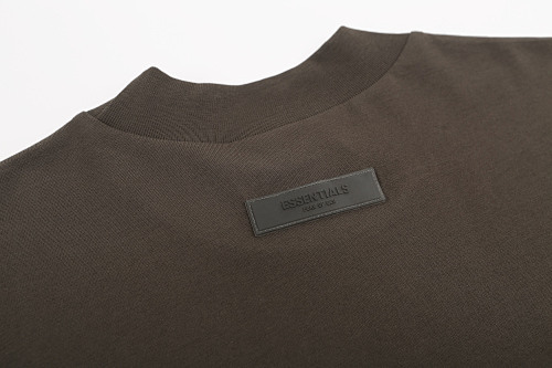 EM Sneakers Fear of God Essentials T-Shirt #2216 Coral /Eggshell /Smoky Gray /Wood /Closed Black