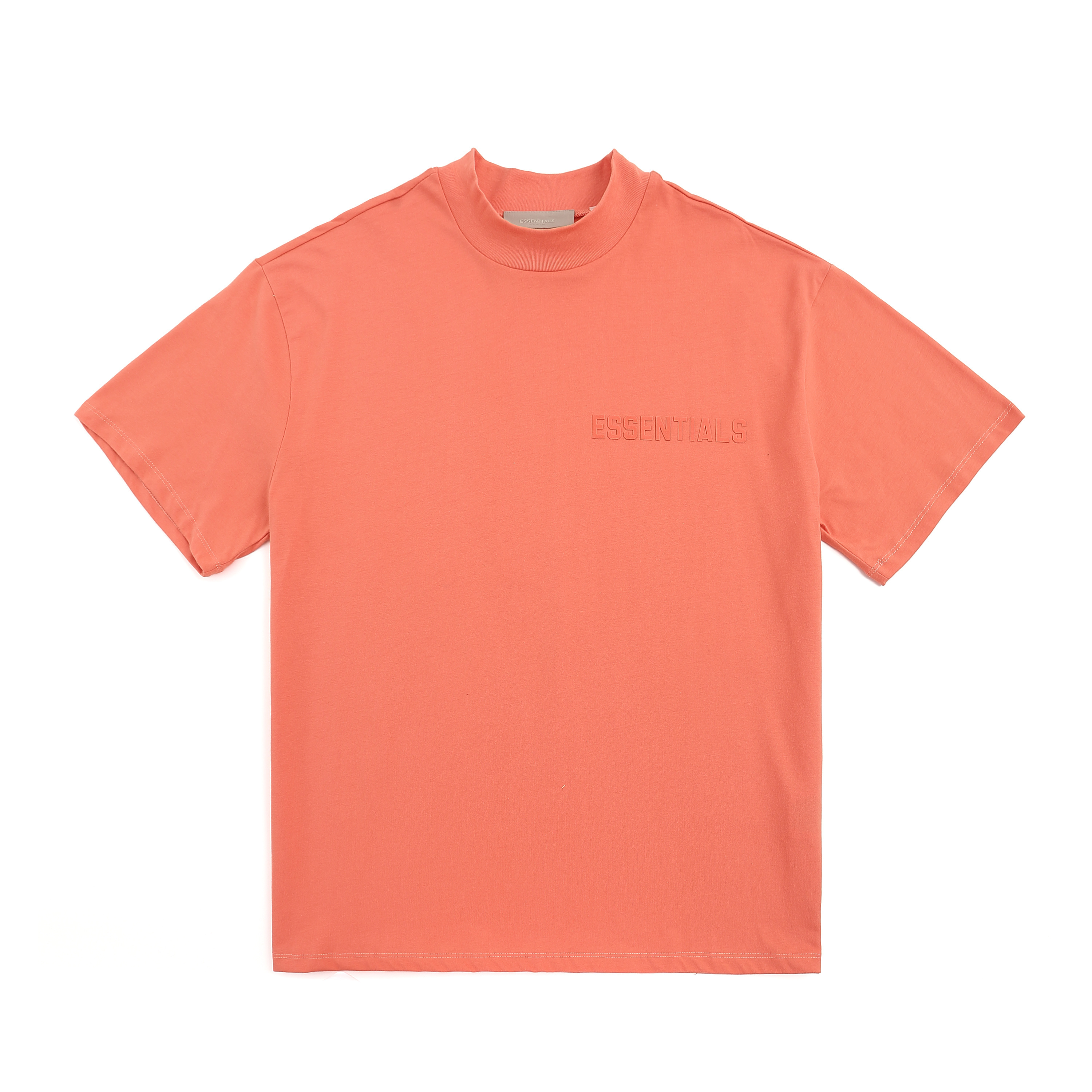 EM Sneakers Fear of God Essentials T-Shirt #2216 Coral /Eggshell /Smoky Gray /Wood /Closed Black