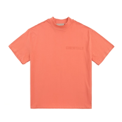 EM Sneakers Fear of God Essentials T-Shirt #2216 Coral /Eggshell /Smoky Gray /Wood /Closed Black 02
