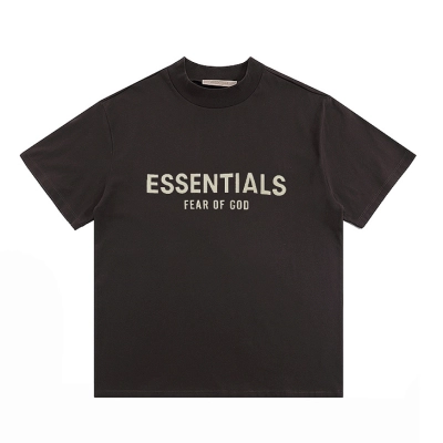 EM Sneakers Fear of God Essentials T-Shirt #2218 Iron Black /Brown /Wheat /Grass Green /Tan 02