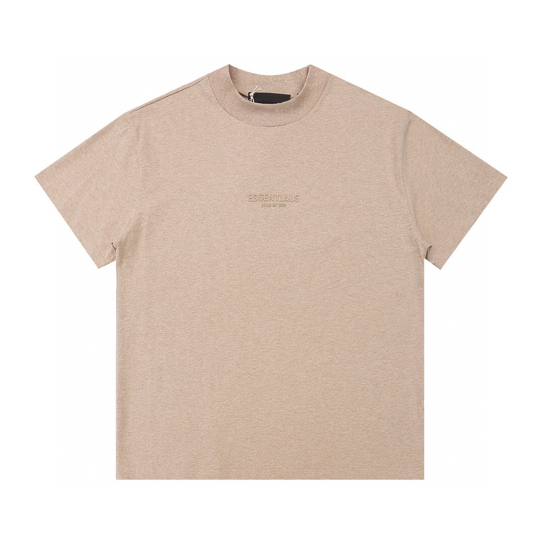 EM Sneakers Fear of God Essentials T-Shirt # E2312 Evening Cloud Gold