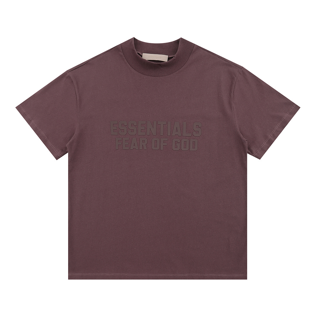 EM Sneakers Fear of God Essentials T-Shirt #E2309 Pale Yellow /Misty Blue /Sand White /Plum Purple /Seal Gray /Light Black