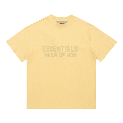 EM Sneakers Fear of God Essentials T-Shirt #E2309 Pale Yellow /Misty Blue /Sand White /Plum Purple /Seal Gray /Light Black