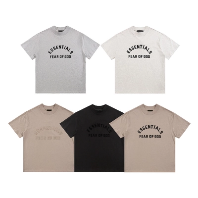EM Sneakers Fear of God Essentials T-Shirt #E2310 Black /Brown /Light Gray /Dark Gray 01