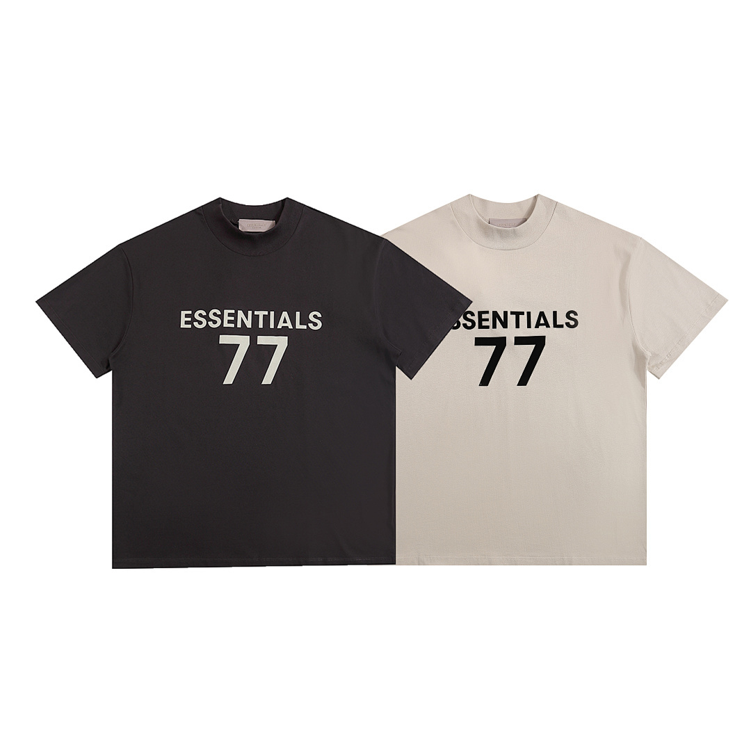 EM Sneakers Fear of God Essentials T-Shirt #E2311 Wheat /Black
