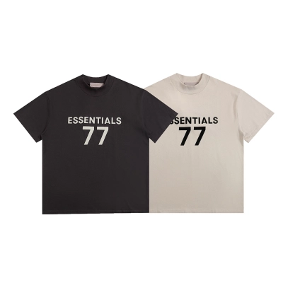 EM Sneakers Fear of God Essentials T-Shirt #E2311 Wheat /Black 01