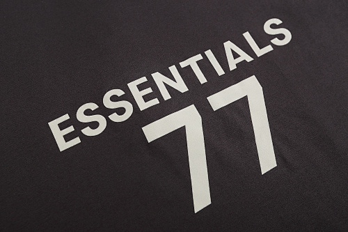 EM Sneakers Fear of God Essentials T-Shirt #E2311 Wheat /Black