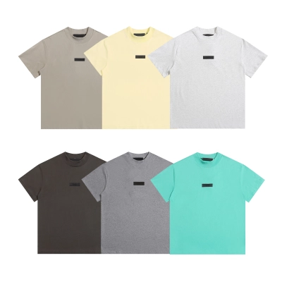 EM Sneakers Fear of God Essentials T-Shirt #E2313 Ink Black /Yellow /Dark Gray /Light Gray /Seal Gray /Green 01