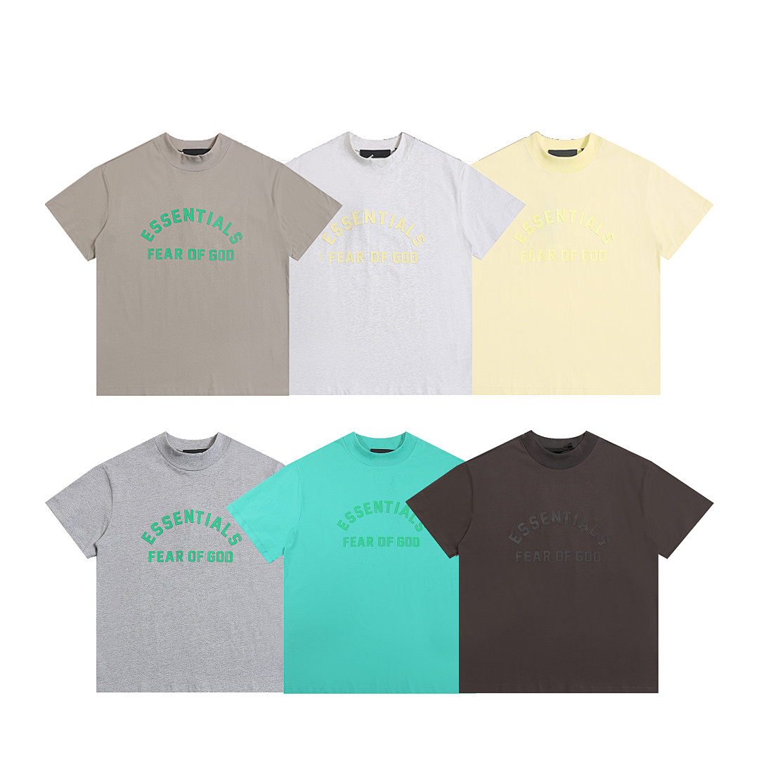 EM Sneakers Fear of God Essentials T-Shirt #E2315 Ink Black /Yellow /Dark Gray /Light Gray /Seal Gray /Green