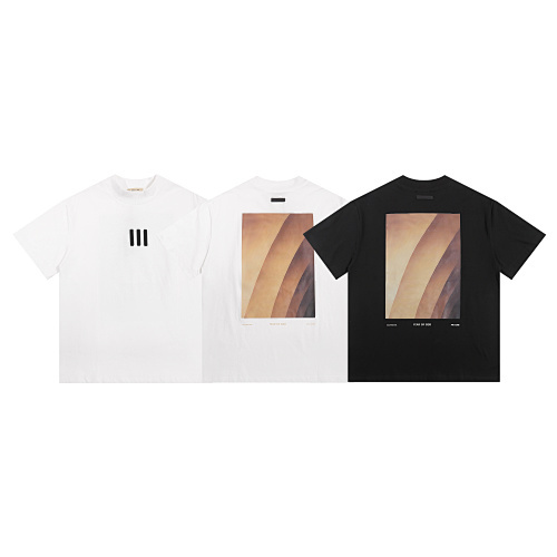 EM Sneakers Fear of God Essentials T-Shirt #E2316 White /Black
