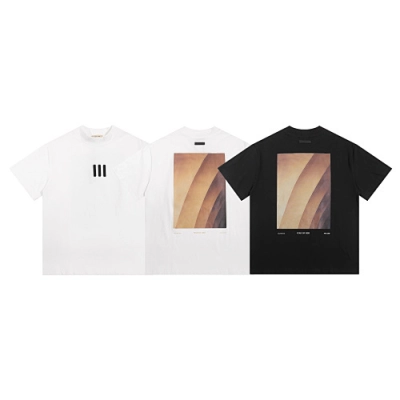 EM Sneakers Fear of God Essentials T-Shirt #E2316 White /Black 01
