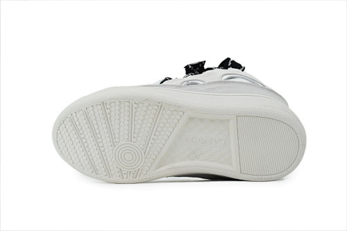 EM Sneakers Lanvin Leather Curb Sneaker White