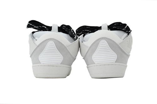 EM Sneakers Lanvin Leather Curb Sneaker White