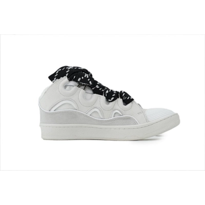 EM Sneakers Lanvin Leather Curb Sneaker White 02
